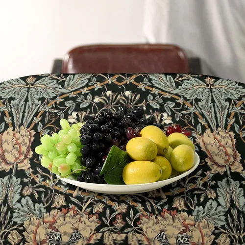Miniatura 213 de Mantel Floral Retro de Pájaros, Diseño Original Bohemio William Morris Estampado Cubierta de Mesa para Hogar Picnic Fiesta Comedor Cocina William