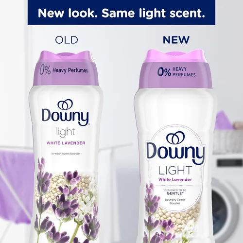 Miniatura 2 de Downy Light - Cuentas potenciadoras de aroma de lavandería para lavadora, aroma de lavanda blanca, 13.4 onzas, sin perfumes fuertes