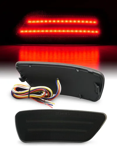 Miniatura 7 de Bestview 4-en-1 Luz Reflectora de Parachoques Trasero Compatible con Jeep Grand Cherokee Compass Patriot Dodge Journey 2011-2021, Función como Luz