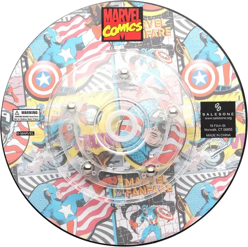 Miniatura 25 de Marvel Studios: The Falcon y The Winter Soldier - Juego de 5 pines de solapa con base de metal y esmalte con caja circular de 6.3 pulgadas