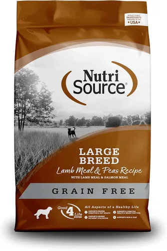 Miniatura 9 de NutriSource Alimento seco para perros para razas grandes, carne de res y arroz, 26 libras