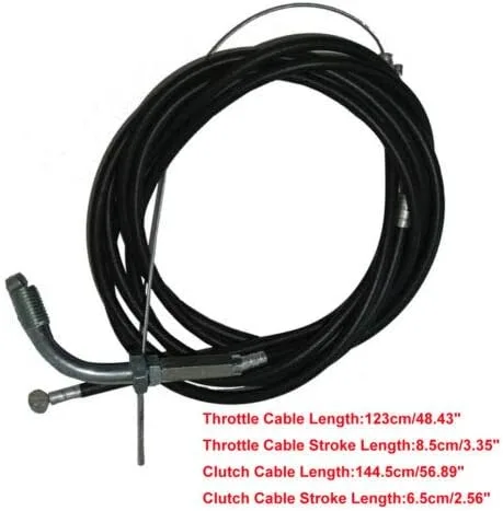 Miniatura 8 de Mingdun 5 x cable motorizado para acelerador de bicicleta y cable de embrague 49cc 60cc 66cc 80cc