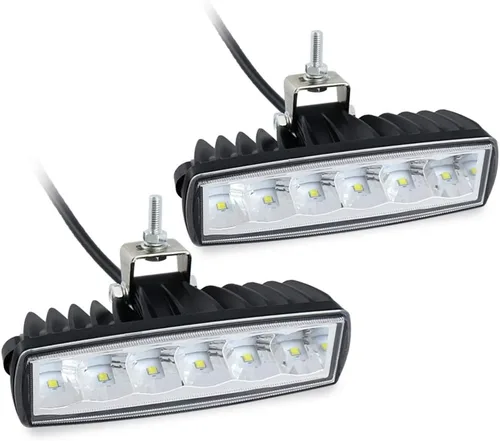 Miniatura 10 de STDYSUN Luces LED azules antiniebla de conducción para carretilla elevadora, luces de seguridad, 2 unidades, 30 W, 6 pulgadas, impermeables, luces