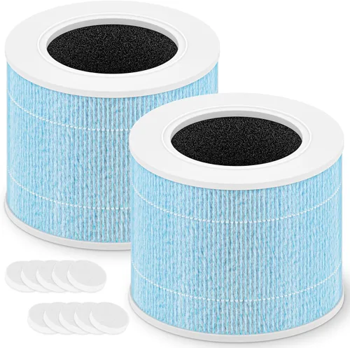Core Mini filtro de repuesto para purificador de aire LEVOIT Core Mini y Core Mini-P, filtro de alta eficiencia 3 en 1, Core Mini-RF-SR, 2 filtros y