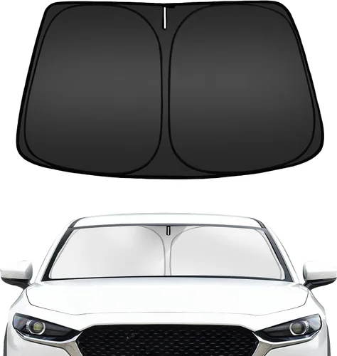 Miniatura 68 de ARISMOTOR - Parasol plegable para parabrisas para Honda Civic 11.ª generación 2022-2025 2026, protector de visera de sol personalizado para ventana