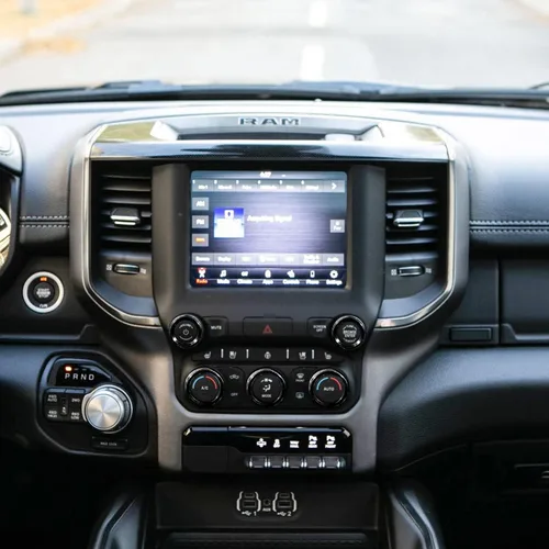 Miniatura 6 de Accesorios para Dodge Ram 2019 2020 2021 Cubierta de perilla de control interior AC/volumen/modo/AUTO/interruptor de navegación decoración botón