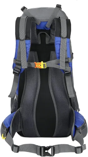 Miniatura 3 de WoneNice Mochila de senderismo impermeable de 50L (45+5) - Mochila deportiva al aire libre con cubierta de lluvia Sapphire Blue