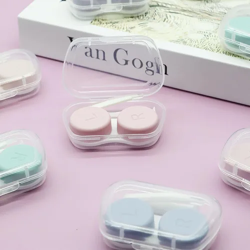 Miniatura 6 de Paquete de 8 bonitas fundas para lentes de contacto, estuche portátil de contacto ocular con herramienta aplicadora y herramienta de eliminación