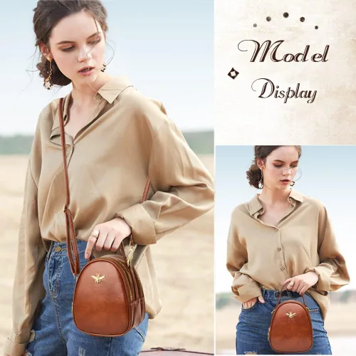 Miniatura 2 de Bandolera pequeña, bolsa elegante estilo mensajero, cartera, bolsa de mano para mujer