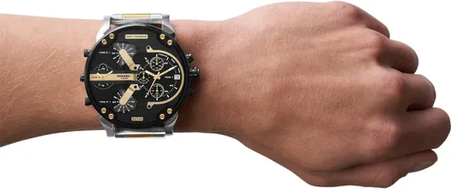 Miniatura 4 de Diesel Mr. Daddy 2.0 Men's Watch with Oversized Chronograph Watch Dial and Stainless Steel, Silicone or Leather Band