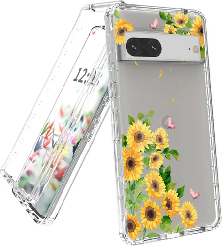 Miniatura 6 de for Google Pixel 7 Case，Google 7 Phone Case，for Girls Women Cover Design Dual Layer Slim Fit Drop Proof Impact Resistant Shockproof Clear Case