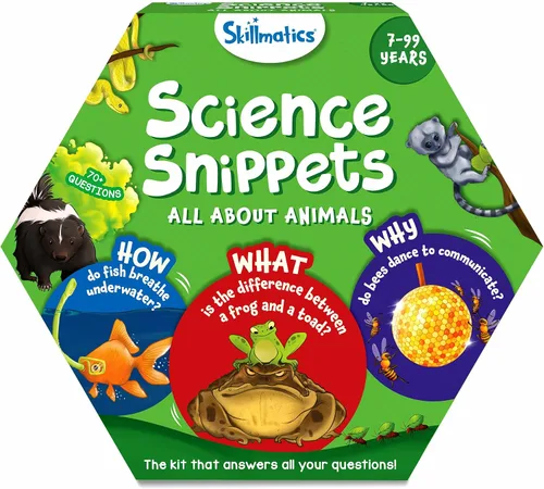 Skillmatics Tarjetas didácticas – Fragmentos de ciencia, juguetes educativos de aprendizaje STEM y ayudas de aprendizaje para niños, regalos para