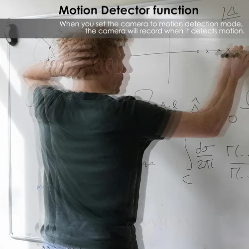 Miniatura 2 de Pelay Reloj de pared con detector de cámara oculta, 1080P, sin WiFi, cámara de seguridad, cámara de niñera, grabadora de video con detección