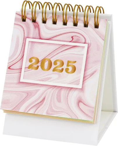 Miniatura 9 de Calendario de escritorio de madera 2025, calendarios de escritorio de madera portátiles con tarjetas de fecha para la oficina en casa y la escuela