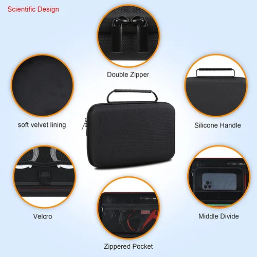 Miniatura 4 de Elonbo Funda rígida de viaje GPS para Garmin dezl OTR1000 de 10 pulgadas, Garmin dezl OTR1010/Garmin RV 1090 Sistema de navegación GPS, bolsillo