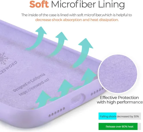 Miniatura 4 de IceSword - Funda de gel de silicona líquida para iPhone 11 Pro Max