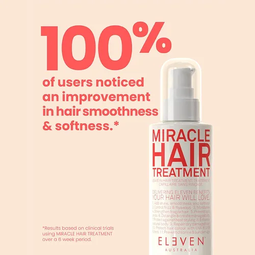 Miniatura 6 de ELEVEN AUSTRALIA Miracle Leave In Hair Treatment - Productos para el cuidado del cabello rizado y lacio para mujeres y hombres, protección térmica