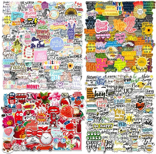 Miniatura 10 de 100 calcomanías inspiradoras con citas, calcomanías motivacionales de recompensa para adultos, adolescentes, estudiantes, calcomanías inspiradoras