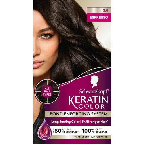 Schwarzkopf con queratina color para el cabello Espresso