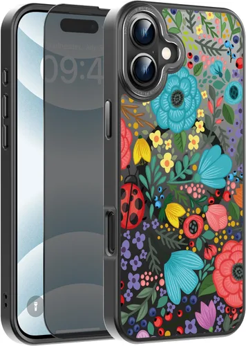 Miniatura 12 de Goodon Funda para iPhone 17 Pro con protector de pantalla de privacidad, compatible con Magsafe, a prueba de golpes, translúcida mate, bonita funda