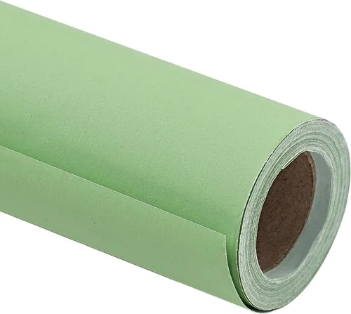 Miniatura 21 de RUSPEPA Rollo de papel de regalo azul marino kraft, 17.5"x 393" (32.8'), papel de regalo reciclable azul para regalos de cumpleaños, cubierta