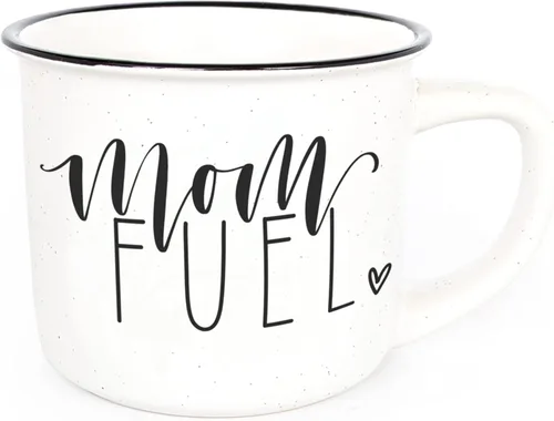 June & Lucy Taza para mamá con elegante caja de regalo, taza de café novedosa para mamá, lindas tazas de café para mujeres, taza de café con letras