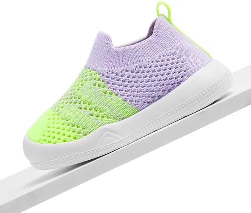 Miniatura 5 de Engtoy Zapatos de bebé para niños y niñas, zapatos para caminar, ligeros, transpirables, de malla, zapatos antideslizantes con suela de goma suave