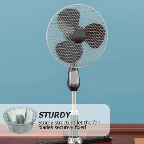 Miniatura 3 de Angoily 5 tapas de tuerca de ventilador para ventiladores de techo fáciles de instalar, tapas de plástico para fijación de cuchillas, compatibilidad