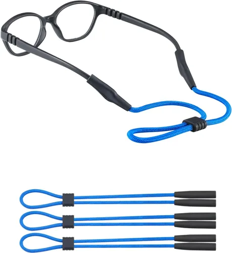 Miniatura 10 de Correa para lentes de sol para niños, niñas y niños pequeños, soportes ajustables para anteojos alrededor del cuello, correa para gafas, cordón