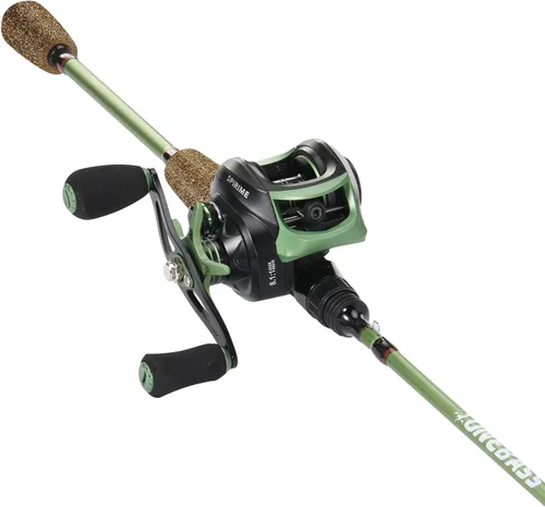 Combos de cañas de pescar One Bass, cañas de fibra de carbono de 30 toneladas, carrete de pesca con relación de engranajes de 8.1:1, combo de 2