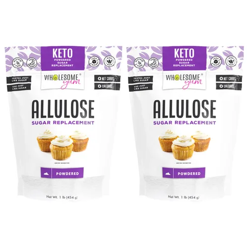 Miniatura 8 de Wholesome Yum Edulcorante de Alulosa en Polvo - Sustituto Natural de Azúcar en Polvo Keto - Sin OGM, Cero Carbohidratos, 0 Calorías, Sin Azúcar, Sin