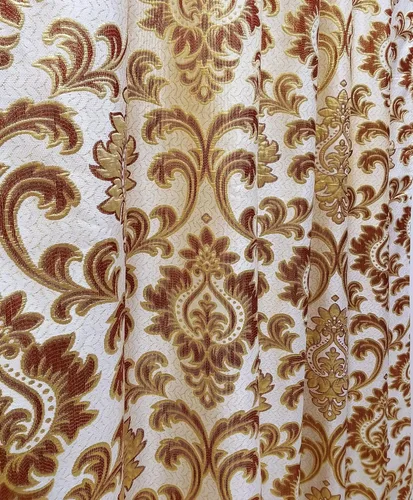 Miniatura 4 de GOHD Samba Star. Panel de cortina de ventana jacquard con cenefa elegante adjunta y respaldo de tafetán. Juego de 2 piezas. Cada pieza de 54