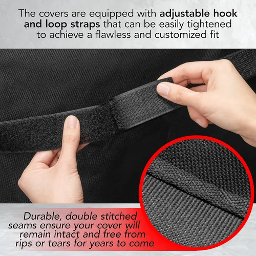 Miniatura 4 de GrillTough - Funda para parrilla resistente para barbacoa al aire libre, 72 pulgadas – Resistente al agua, a la intemperie, a los rayos UV y a
