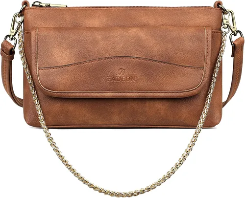 FADEON Monederos pequeños para mujer, bolso cruzado de diseñador, cartera de mano, bolso de mano con correa de hombro