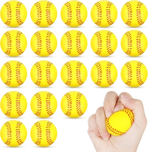 Miniatura 13 de Bolas de estrés de golf mini Hxezoc, 20 paquetes, pelotas de espuma de golf, pelotas deportivas pequeñas de apretar, ansiedad, juguete a granel
