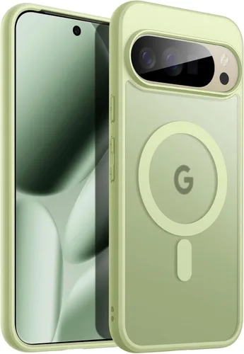 Miniatura 11 de JETech Funda magnética para Google Pixel 8 de 6.2 pulgadas 2023, compatible con MagSafe, translúcida mate trasera a prueba de golpes (Hazel)