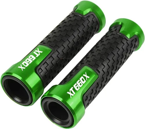 Miniatura 12 de Motocicleta para Y&AMAHA XT660X 2004-2017 XT660 XT 660 X 660X 2005 7/8 pulgadas 22MM Motocicletas Agarres Manillar Barra Extremo Tapón Tapón Negro