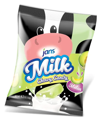 Miniatura 6 de Jans Caramelo masticable de leche matcha – Bocadillo de té verde japonés Hecho con extracto de matcha real Sin grasa, sin colesterol, caramelo