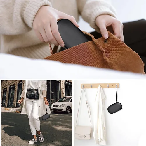 Miniatura 6 de GWCASE Estuche Portátil 2 en 1 para Lentes de Contacto y Estuche para Gafas, Bolsa Estuche de Viaje para Lentes de Contacto con Kit