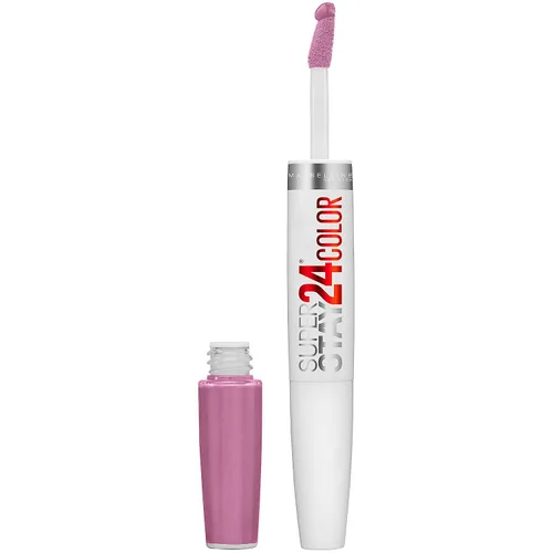 Miniatura 43 de Maybelline Super Stay 24, lápiz labial líquido de maquillaje de 2 pasos, color altamente pigmentado de larga duración con bálsamo hidratante, Merlot