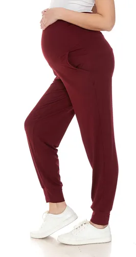 Miniatura 173 de Leggings Depot Pantalones de maternidad para mujer, sobre el vientre, pantalones deportivos casuales para descansar