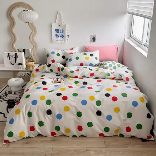 Miniatura 22 de Juego de edredón Wellboo, juego de ropa de cama Queen, color sólido, azul marino y blanco degradado, edredón de algodón, moderno, liso, suave
