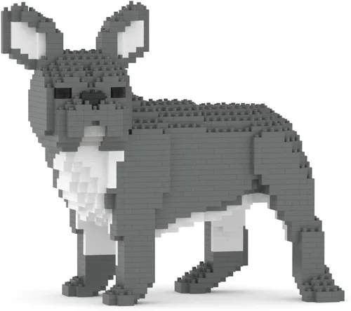 Miniatura 6 de JEKCA Bulldog francés 03S-M03 Bloques de construcción de plástico para perros Edad 14+