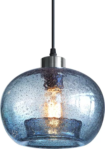 Casamotion - Lámpara de techo colgante de cristal soplado a mano para isla de cocina, casa rural, comedor, zona de bar, fregadero, color mármol