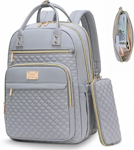 Miniatura 8 de Mochila para laptop Tealari para mujeres, mochila para laptop de 15.6 pulgadas para el trabajo, mochila de viaje impermeable, mochila universitaria