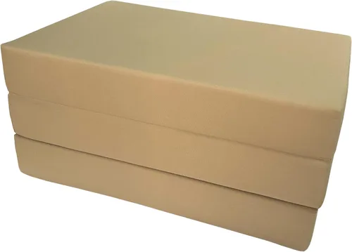 Miniatura 4 de D&D Futon Furniture Camas de espuma de triple pliegue Shikibuton de tamaño individual, 6 x 39 x 75, espuma de alta densidad de 1.8 libras, colchones