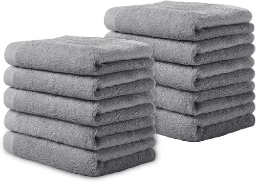 Miniatura 9 de Yoofoss Juego de Toallitas de Lujo de 10 Piezas, Paños de Lavado para Bebé para Baño-Hotel-Spa-Cocina, Toallitas Multiusos y Paños Faciales 10'' x