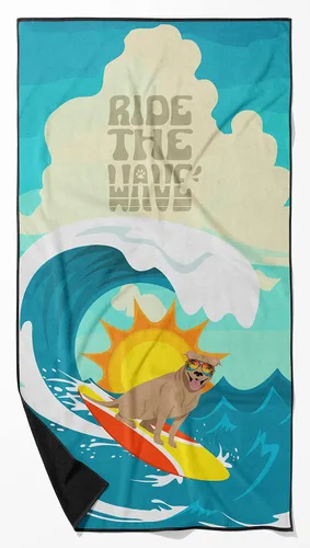 Miniatura 115 de Caroline's Treasures MLM1178TWL3060 Surfer Dog Airedale Terrier - Toalla de playa de gran tamaño, manta de playa, piscina, artículos esenciales