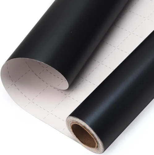 Ribbli Papel de regalo metálico negro mate, papel de color sólido, perfecto para cumpleaños, Navidad, baby shower, boda, día de San Valentín, 30