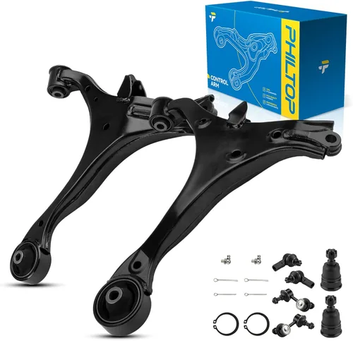 Miniatura 82 de PHILTOP Kit de suspensión delantera de 10 piezas, brazos de control inferiores con juntas de bola, eslabones de extremo de barra estabilizadora